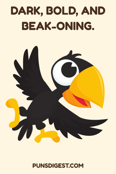 Cute Crow Puns