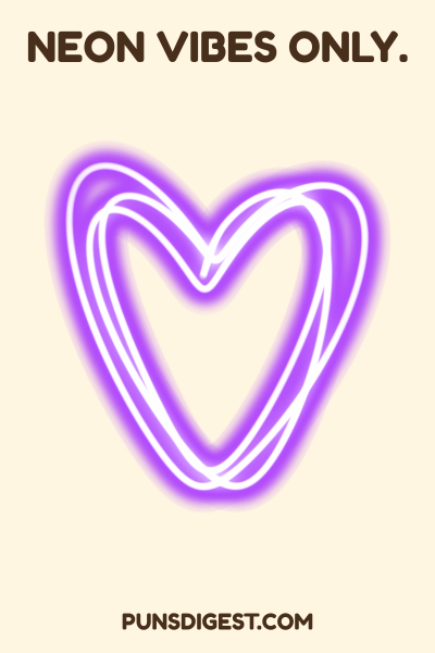 Pop Culture Neon Puns