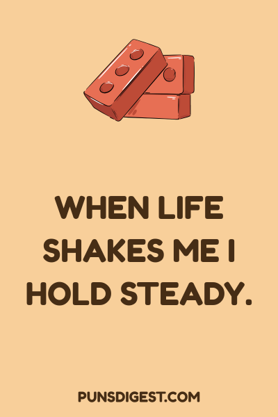 Brick Puns One Liners