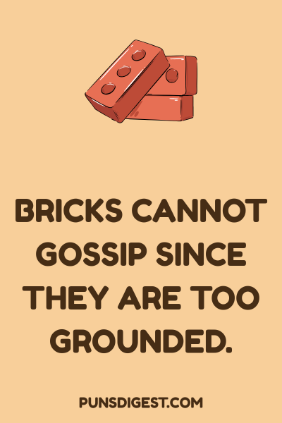 Funny Brick Puns