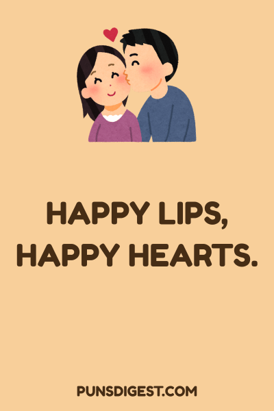 Kiss Puns Captions