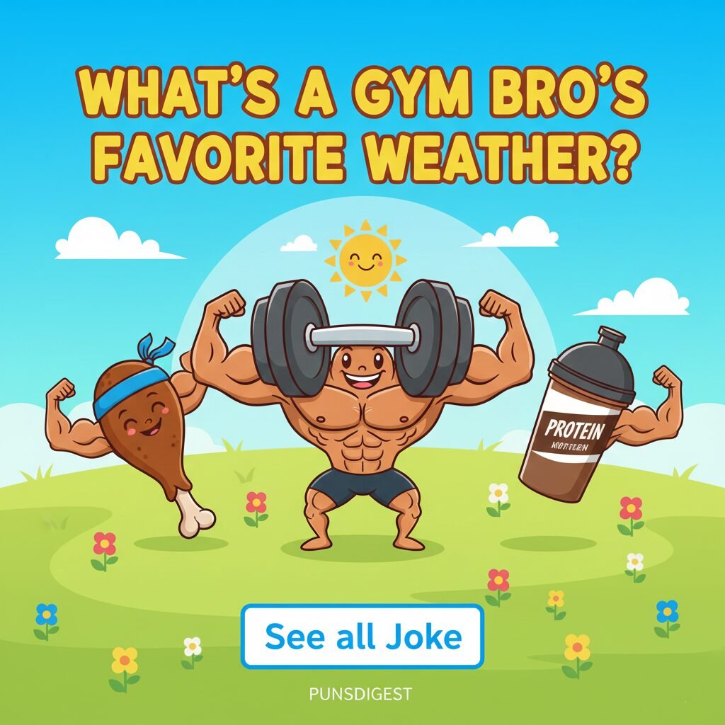Muscle Mirth Protein Puns