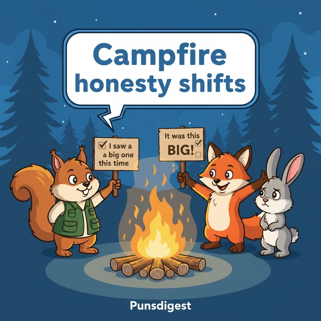 Campfire Hunting Puns