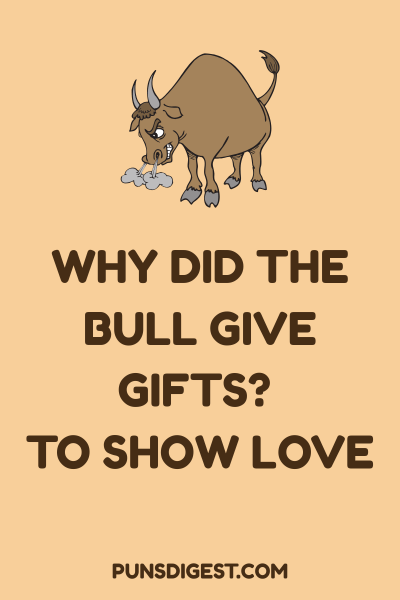 Cute Bull Puns