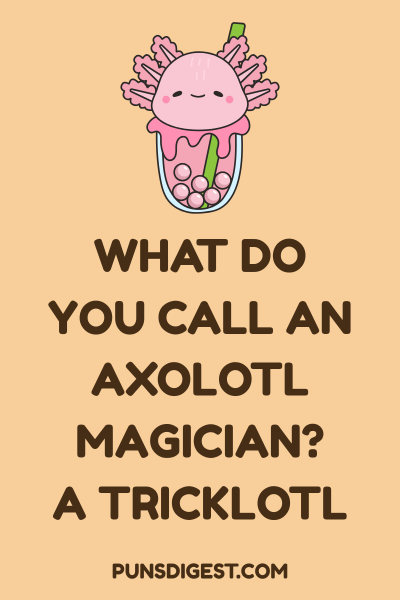 Funny Axolotl Puns