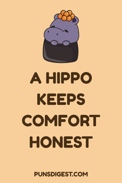 Romantic Hippo Puns