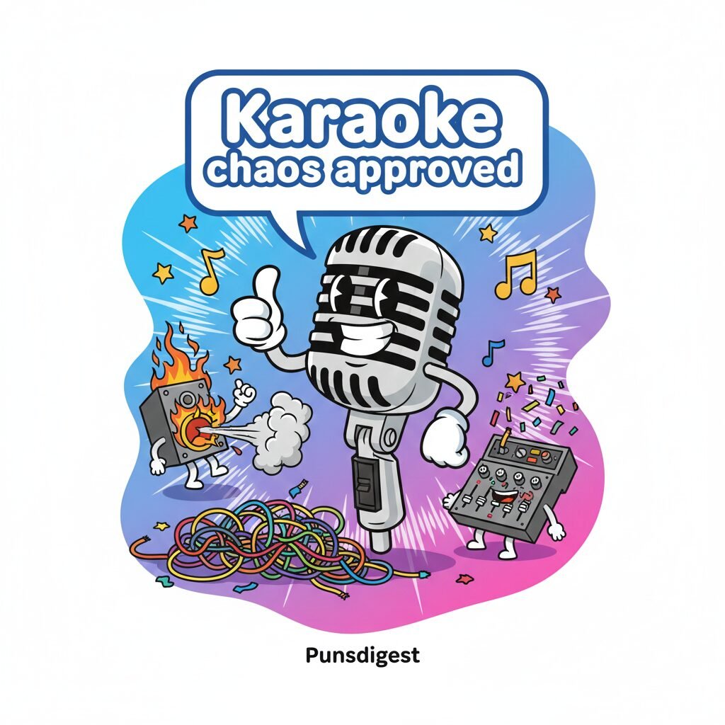 Short Karaoke Puns