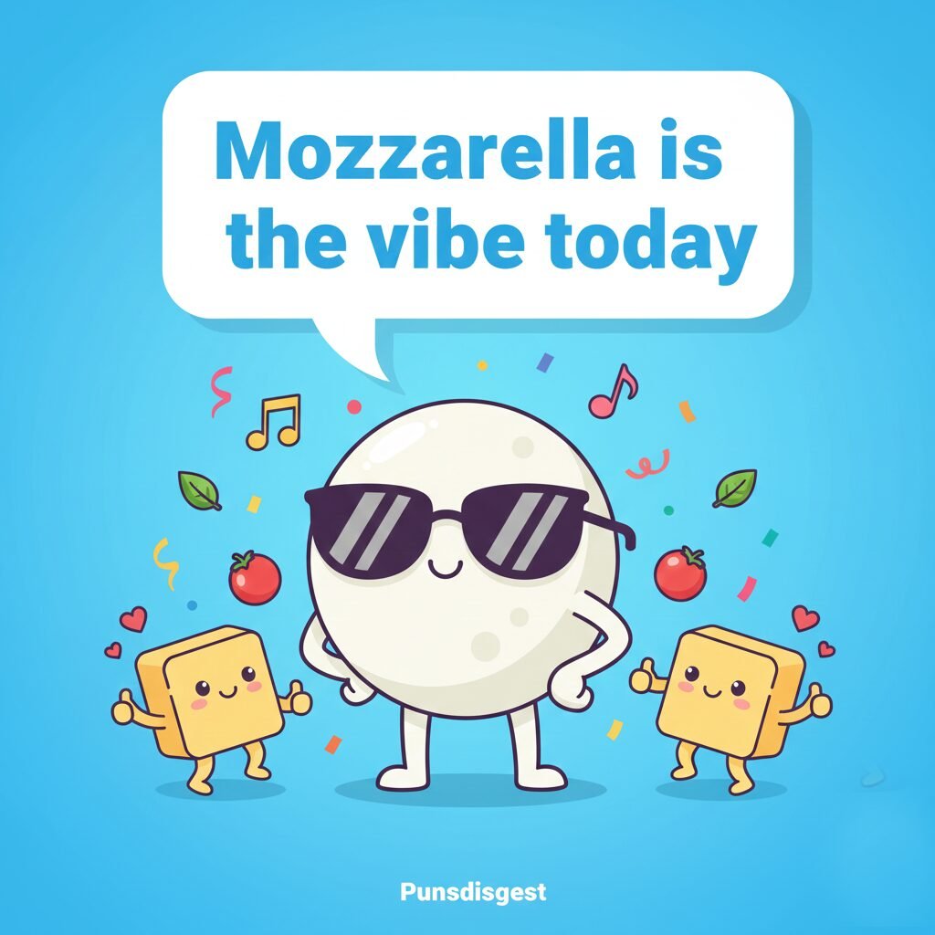 Mozzarella Puns Captions