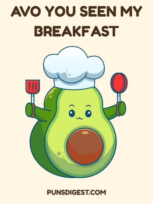Cute Avocado Puns