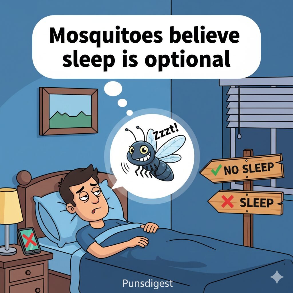 Mosquito Puns Captions