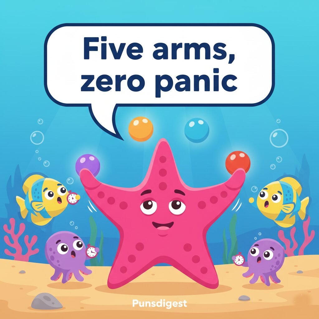 Starfish Puns Captions