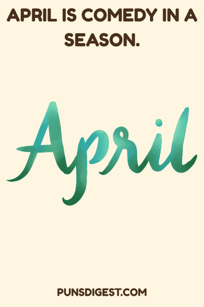 April Puns For Work