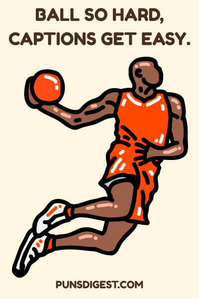Basketball Caption Puns