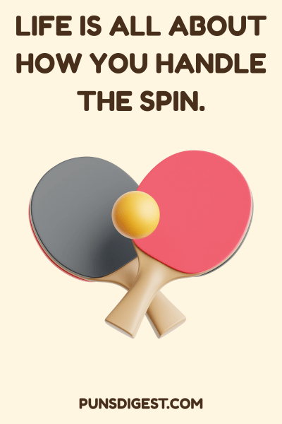 Best Table Tennis Puns