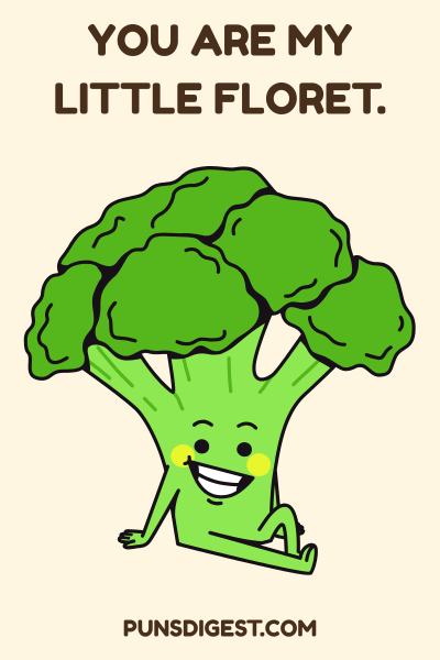 Broccoli Puns about Love