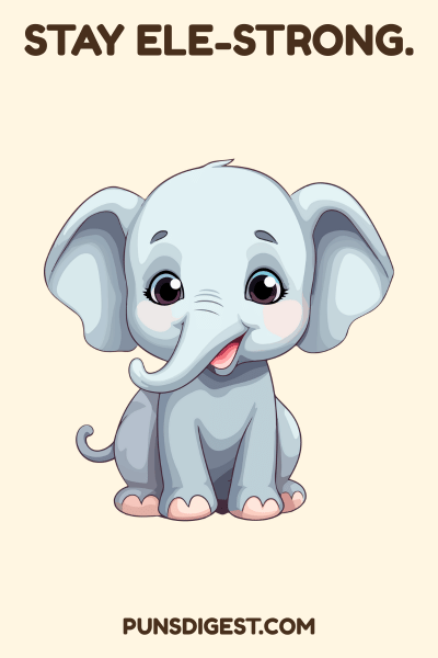 Cute Elephant Puns