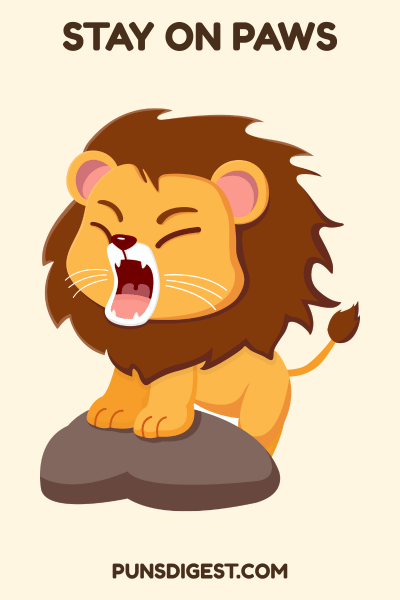 Cute Lion Puns
