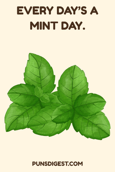 Cute Mint Puns