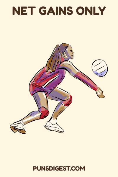 Dirty volleyball Puns