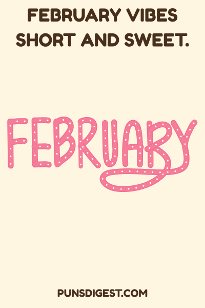 February Caption Puns