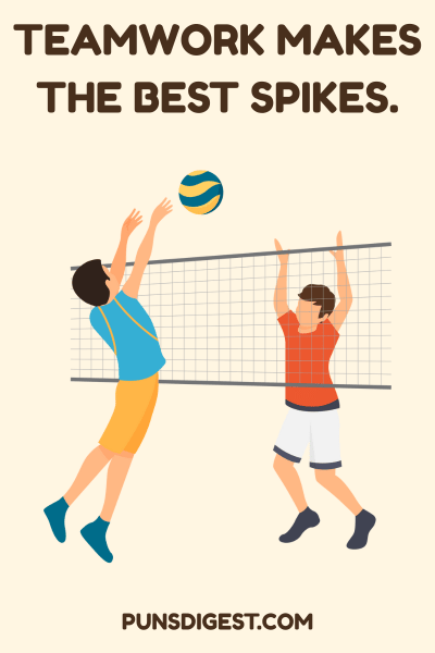 Funny volleyball Puns