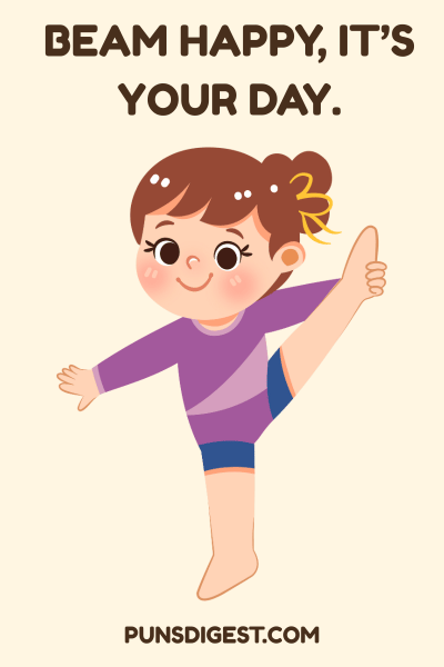 Gymnastic Puns for Birthday