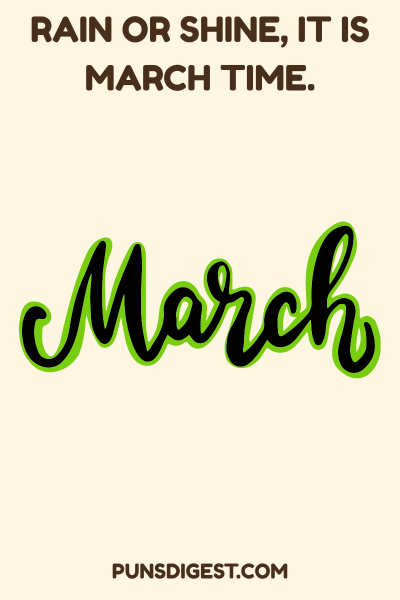 March Puns for Kids
