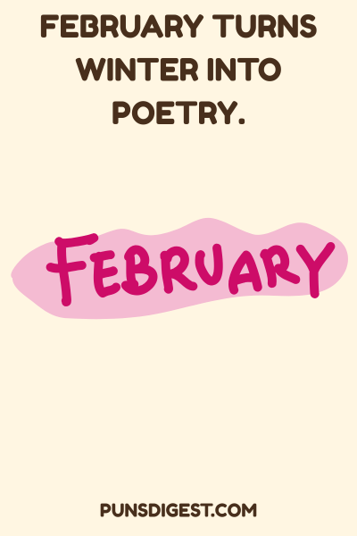 One Liner February Puns
