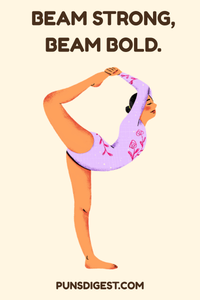 One Liner Gymnastic Puns