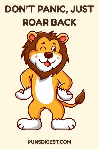 One Liner Lion Puns