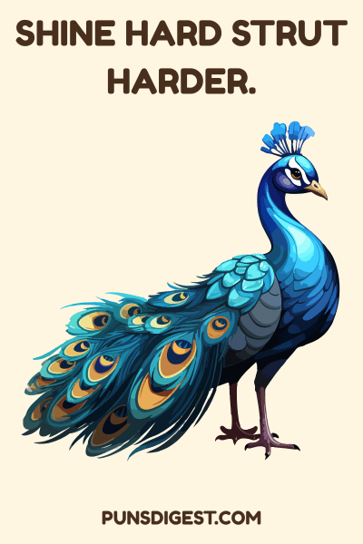 One Liner Peacock Puns