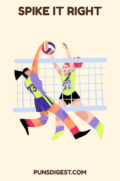 One Liner volleyball Puns