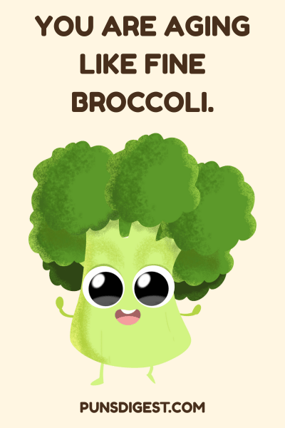 Short Broccoli Puns