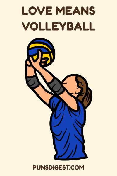 Short volleyball Puns