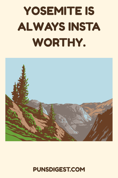 Yosemite Puns One Word
