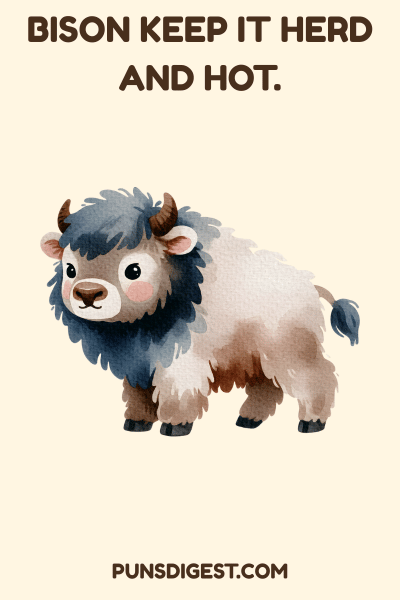 Adult Bison Puns