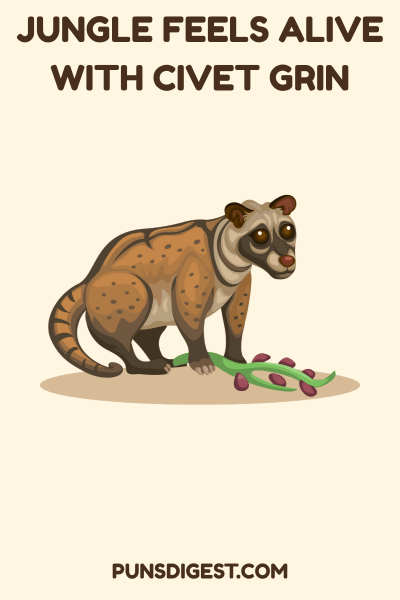 Civet Puns captions