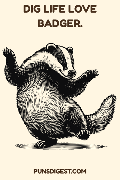 Clever Badger Puns