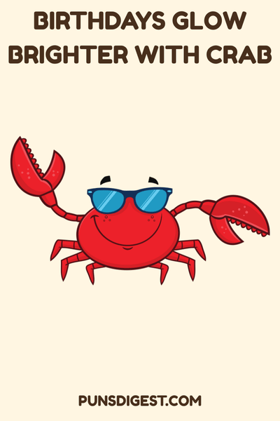Crab Puns for Birthday