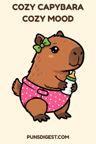 Cute Capybara Puns