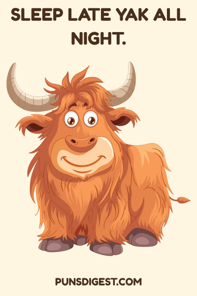 Cute Yak Puns