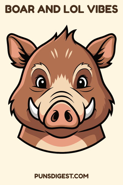 Funny Boar Puns