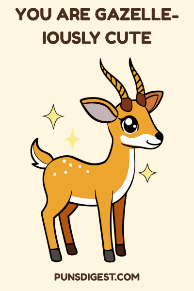 Funny Gazelle Puns