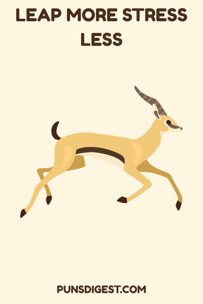 Gazelle Puns for Captions