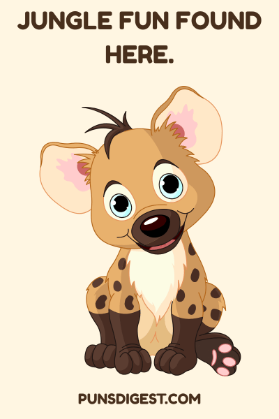 Hyena Puns Captions
