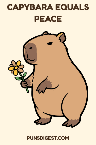 One Liner Capybara Puns