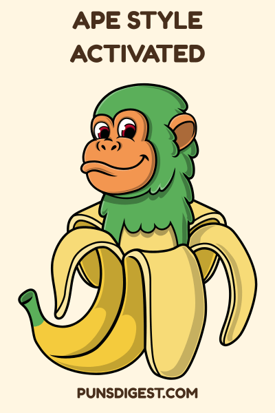 One Liner Chimpanzee Puns