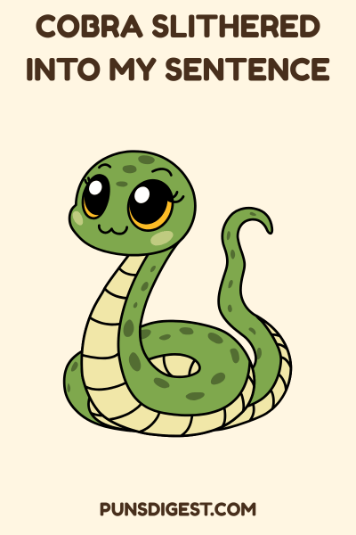 One Liner Cobra Puns