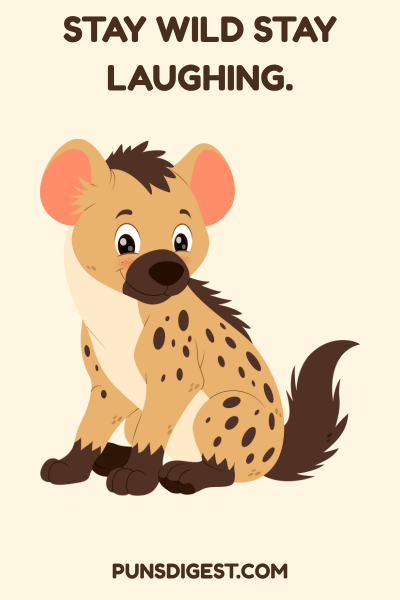 One Liner Hyena Puns
