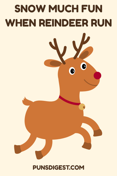 One Liner Reindeer Puns